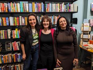 Reading at Queen Books, Toronto, with Niloufar-Lily Soltani and Hollay Ghadery (May 9, 2024)